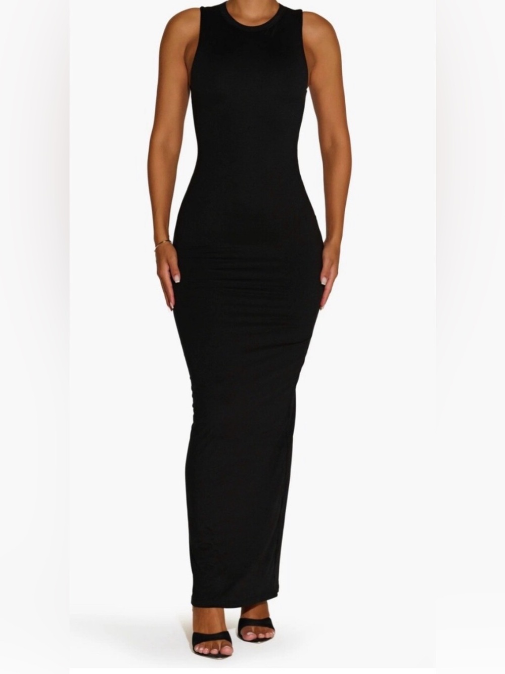 Naked Wardrobe Sexy Black Maxi NWOT